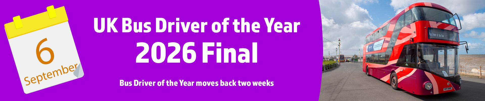 UK Bus Driver of the Year 2026 Final - 6th September 2026